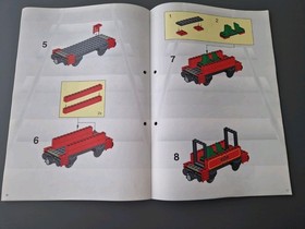 Lego Building Instructions 3225 System Classic Train Instruction Only