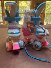 Truwheelz Light Up Skates For Kids Pink And Blue small 