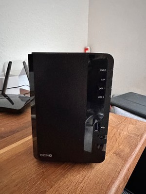 Synology DiskStation DS218+ NAS-Server Gehäuse - 2 Bay, Schwarz