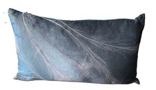 Aviva Stanoff Signature Velvet FeatherCollection Decorative Down Pillow Peacock