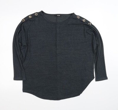 Quix Damen Pullover Pulli blau Größe M