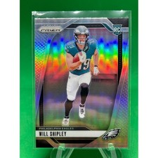 2024 Panini Prizm #397 Will Shipley Silver Prizm RC Philadelphia Eagles