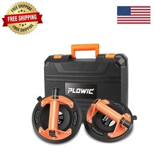 2 Pack 8-Inch Heavy Duty Suction Cups - Effortless Glass Lifting Solutions