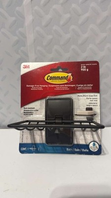 Command Soap Dish for Shower, Damage-Free Hanging, No Tools Soap Holder