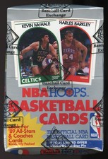 1989-90 NBA Hoops Series 1 Basketball Wax Box - From A Sealed Case FASC - BBCE