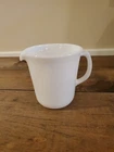 Vintage Pyrex Creamer White Milk Glass Winter Frost White