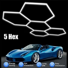Hexagon Garage Lights LED Honeycomb Light High Brightness LED Light for Garage