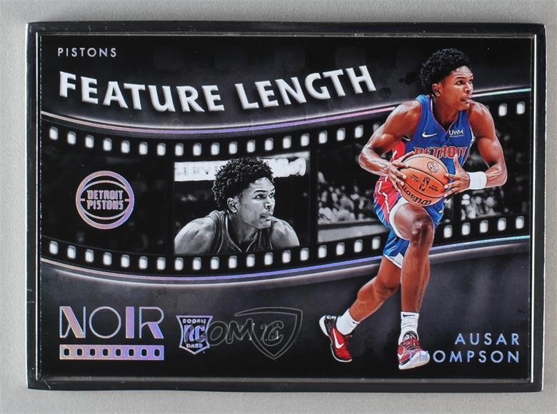 2023-24 Panini Noir Feature Length /25 Ausar Thompson #269 Rookie RC 13p4