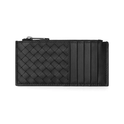 Bottega Veneta Intrecciato Leather Zip Card Case 152825910 [P] - Photo 1/4