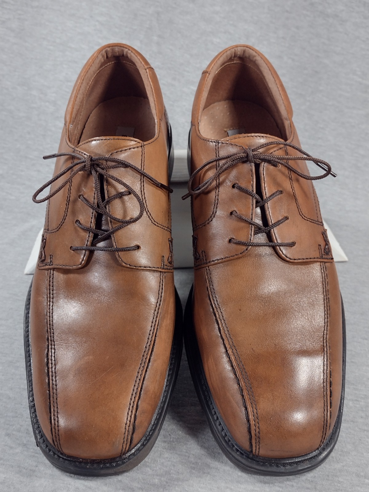 SAOLA Bostonian Derby scarpe eleganti uomo 9 5 M pelle marrone 28927