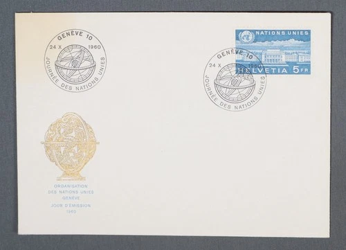 MayfairStamps Switzerland FDC 1960 Geneva United Nations Day First Day Cover aax