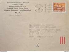 KV)1979 HUNGARY, CIRCULATED POSTAL COVER SENT FROM BUDAPEST TO THE UNITED STATES