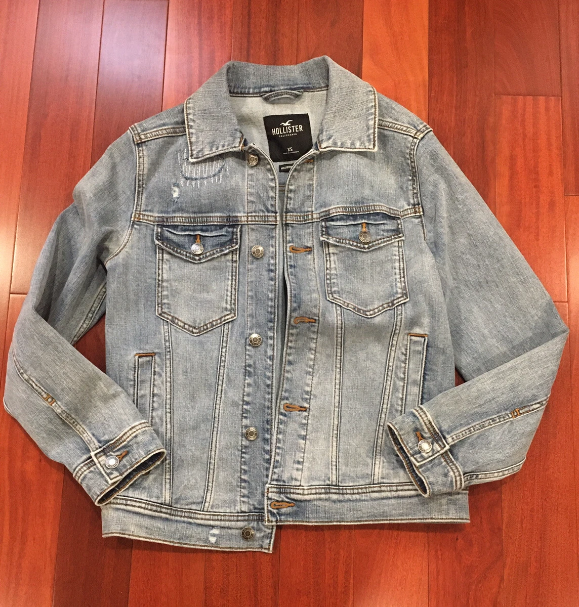 Hollister denim shop jacket mens
