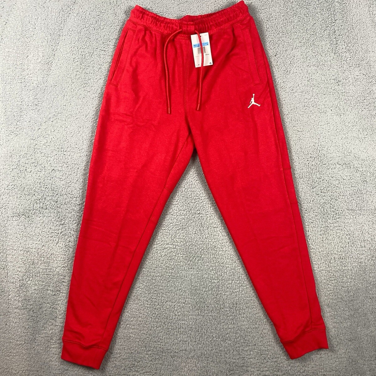 red air jordan joggers