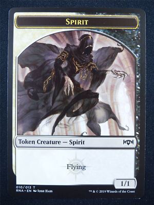 White Black Spirit Token - Mtg Card #2BV