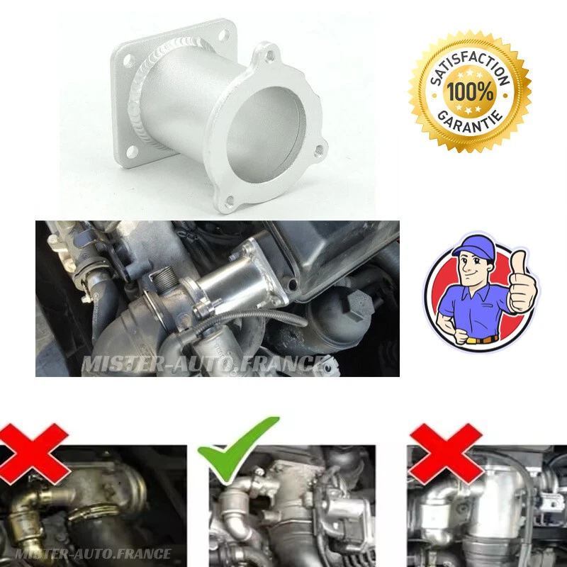 KIT SUPPRESSION VANNE EGR POUR BMW E87 E60 E61 E65 E90 E91 X3 X5 X6 M47N2 M57N2 - Photo 4/4