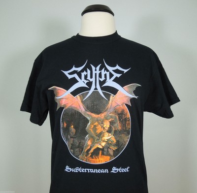 SCYTHE Subterranean Steel XL Official T-Shirt R.I.P. Records Usurper