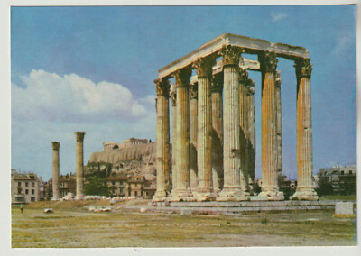 AK Griechenland ca. 1958. Athen Jupiter Tempel Olympius Zeus. NEU; Siehe 2 Scans