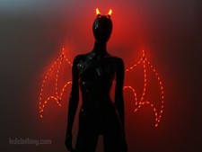 Wings of devil  Demon Wings  Light up wings of Bat for Halloween suit