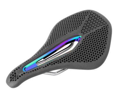#ad #ad Bicycle Saddle Comfort Pressure Relief Road Mountain Bike Seat Gravel Oil Slick $32.00