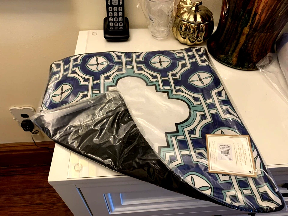 Funda de almohada Pottery Barn floral farsa regalo de vacaciones universitarias dormitorio fiesta de cumpleaños, Foto 3 de 4