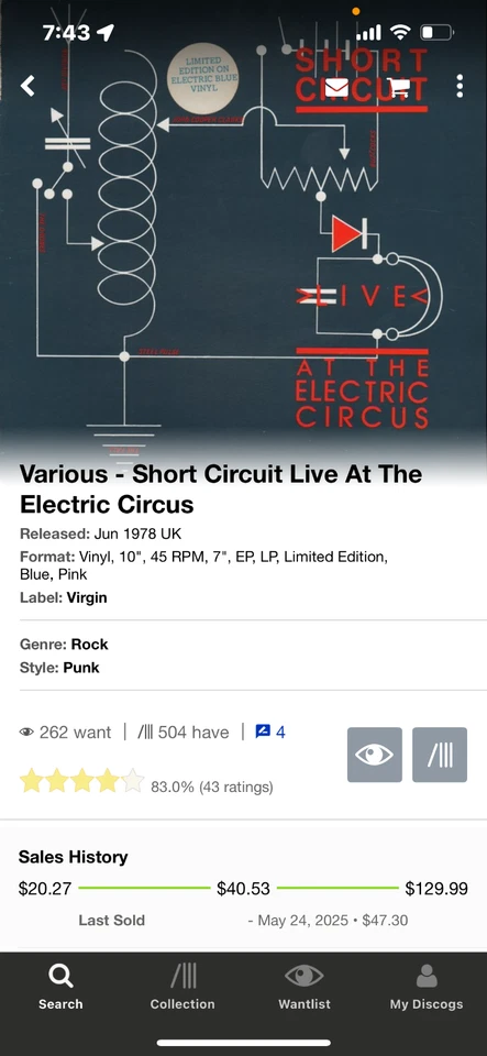 Joy Division / Short Circuit/ Buzzcocks Limited Edition 10” EP WITH RARE Poster - Image 3 of 3