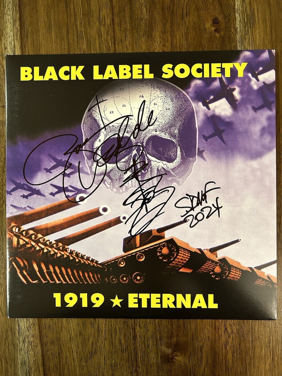 【ザッキー】 Zakk Wylde 'Black Label Society' Signed '1919 Eternal' Vinyl Album