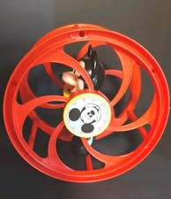 Vintage Walt Disney Mickey Mouse Rolling Wheel Toy 1960's Illco Preschool Toy