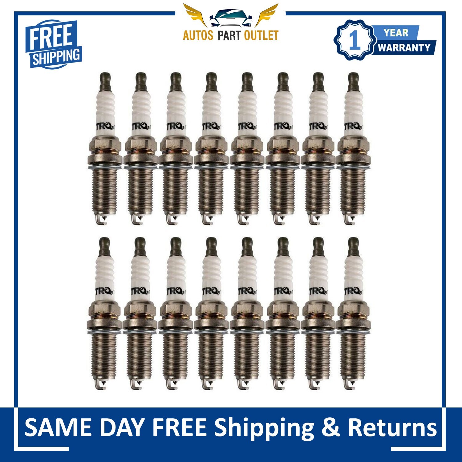 New Iridium Spark Plugs Engine Tune Up Ignition Kit For 2004-2019 Dodge Jeep
