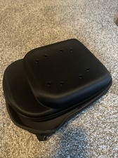 Baseball Cap Carrier Hat Box Travel Case / Case Fits 6 8 Hats Black Zipper NEW