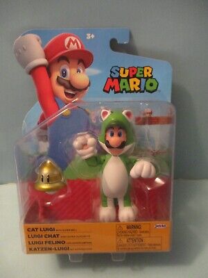 Nintendo Cat Mario with Bell 4in Figure