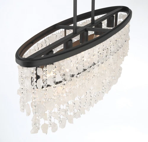 Minka Lavery Shimmering Elegance 5 Light Island, Sand Coal - Picture 5 of 6