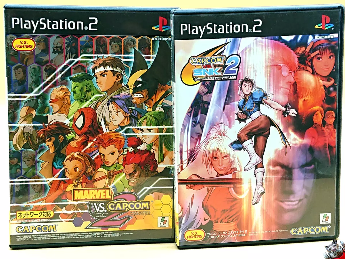 Jogo Patch De Luta Marvel Vs Capcom 2 Play2 Playstation 2