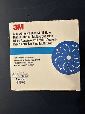 Hookit 3M Hookit Blue Abrasive Disc 321U Multi-hole, 36154, 3 In, 800, 50 Discs Per Carton - Foto 12