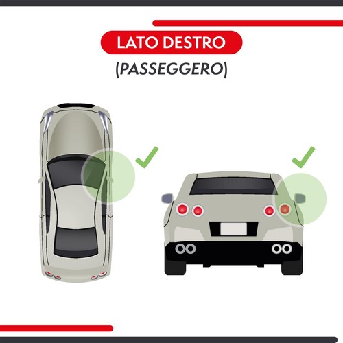 Calotta Specchietto Retrovisore Nera, Destra Per Skoda Citigo, Seat Mii, Vw Up! - Imagen 4 de 7