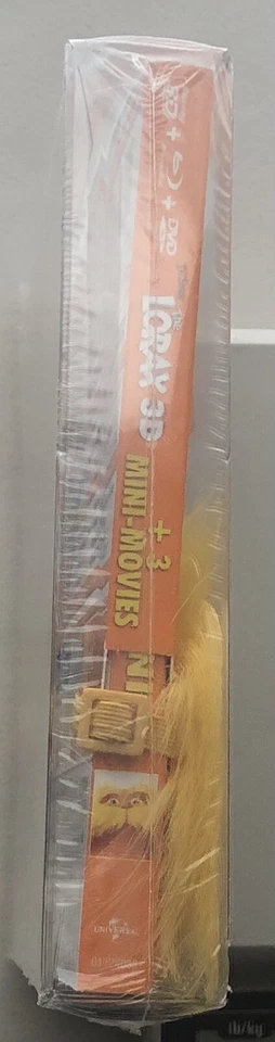 The Lorax (2012) Blu-ray 3D/2D/DVD/Digital,Target Exclusive, Mustache OOP - Image 3 of 4