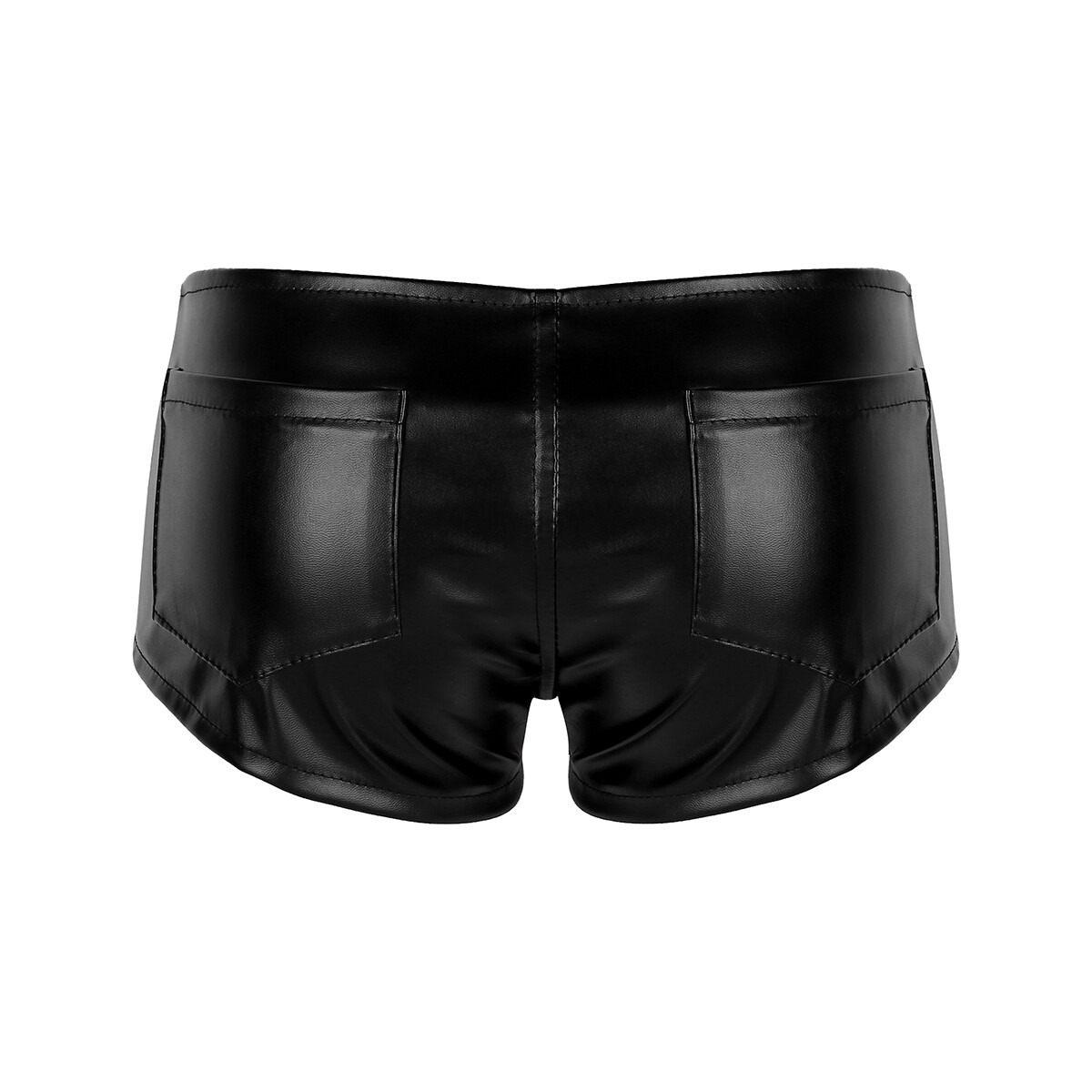 Women Dance Bottoms Shiny Club Wear Mini Booty Daliy Shorts Wet Look ...