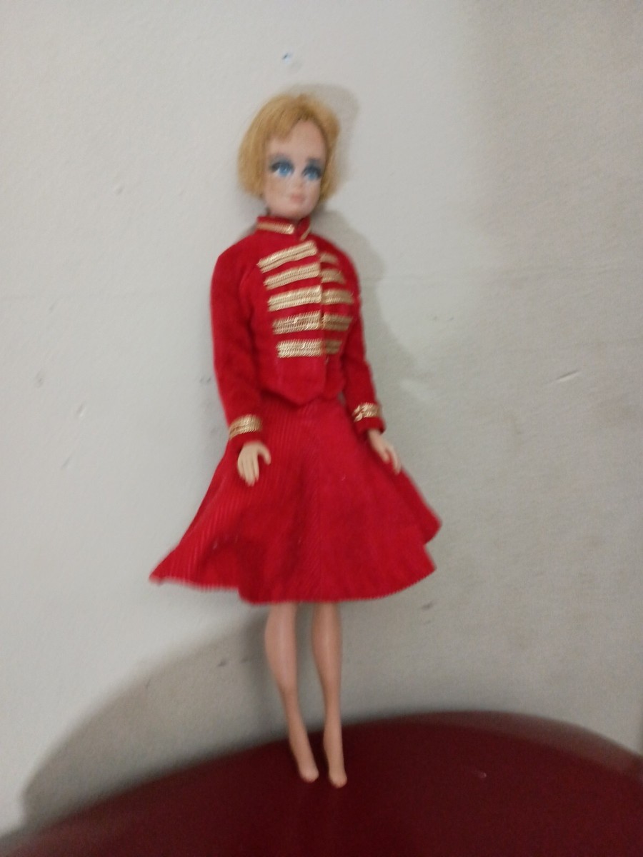 Vintage 1960's Midge Barbie Doll 1958 1962 Short Strawberry Hair