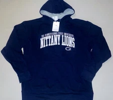 PENN STATE NITTANY LIONS HOODED SWEATSHIRT HOODIE MEN'S L XL 2X BLUE CHAMPION