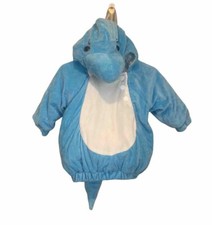Baby Shark Halloween Costume Pullover Top 0-6M - Hyde  EEK Plush Blue