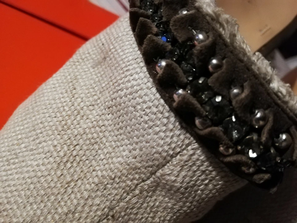 Sandalo Rustico aperto in legno n.40 - Tacco 10 - Made in Italy Usato - Immagine 2 di 4