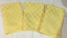 Saleen Placemats Set Of Three 3 Heat Dirt And Water Resistant Yellow