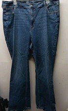 Old Navy Jeans Womens 24 Blue Secret Smooth Pocket Higher High Rise Flare