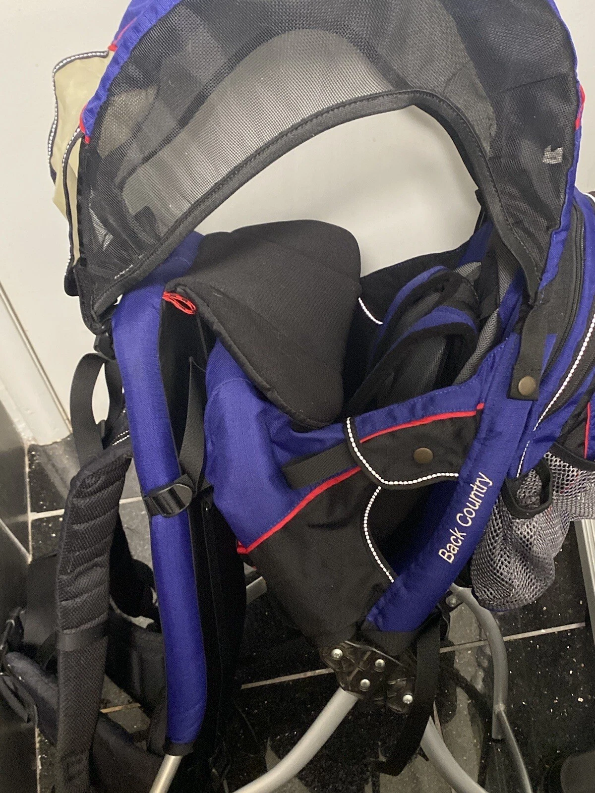 KELTY KIDS Backcountry Hiking Backpack Child Carrier w Removable Sun/Rain Hood