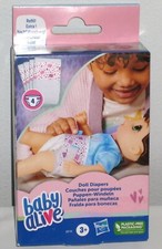Hasbro Baby Alive DOLL DIAPERS Refill Pack of 4 New Ages 3