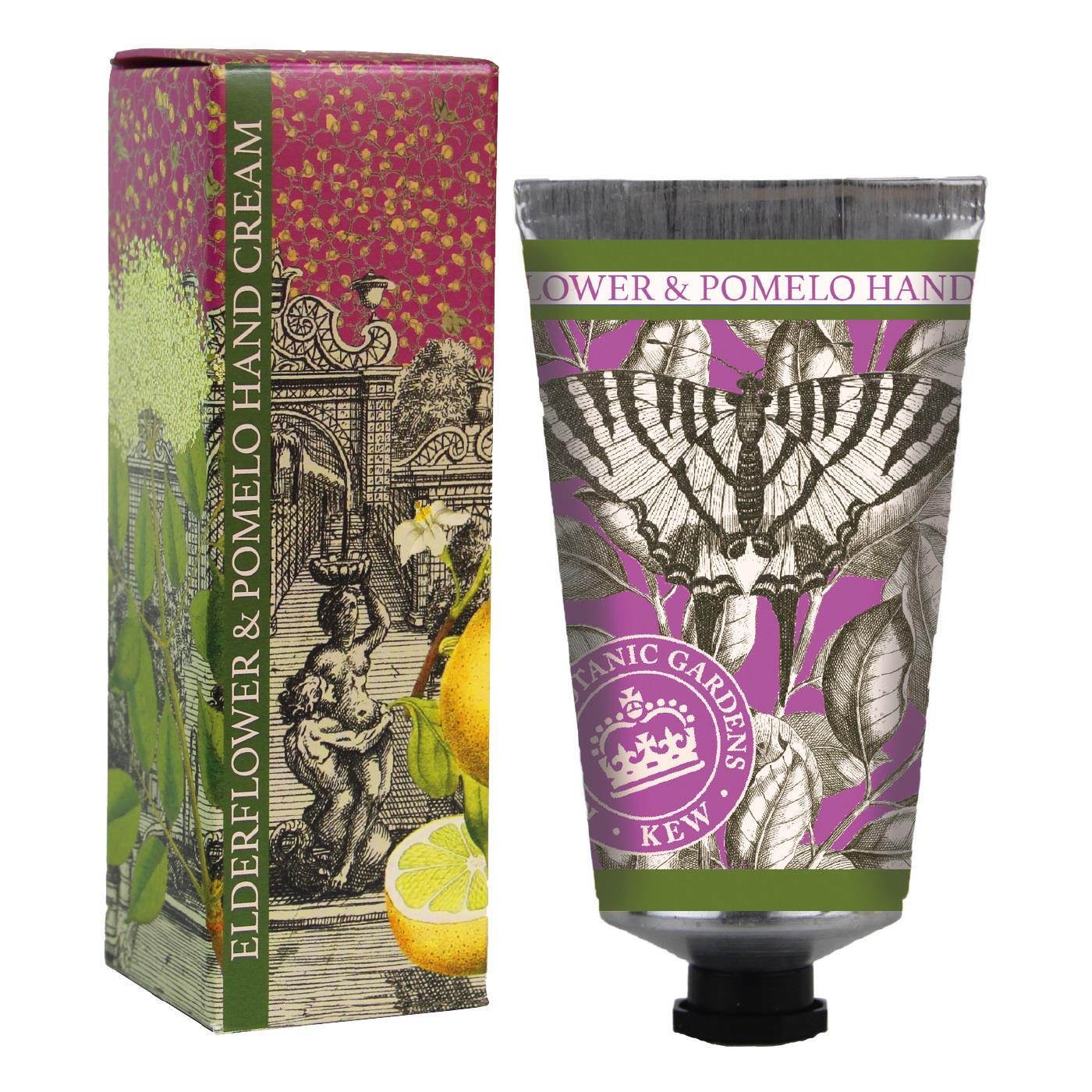 Moisturising Hand Cream Elderflower Pomelo Scented Shea Butter Kew Gardens