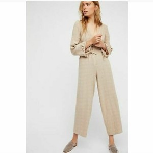 long sleeve linen jumpsuit