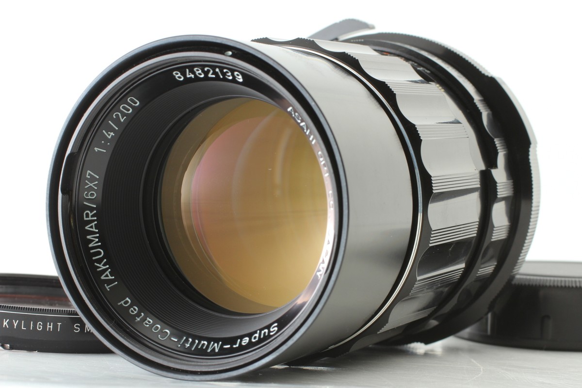 □PENTAX SMC TAKUMAR 6X7 200mm F4#230172 Near MINT] Pentax SMC Takumar 6x7 200mm F4 w/ Cap For 6x7 67