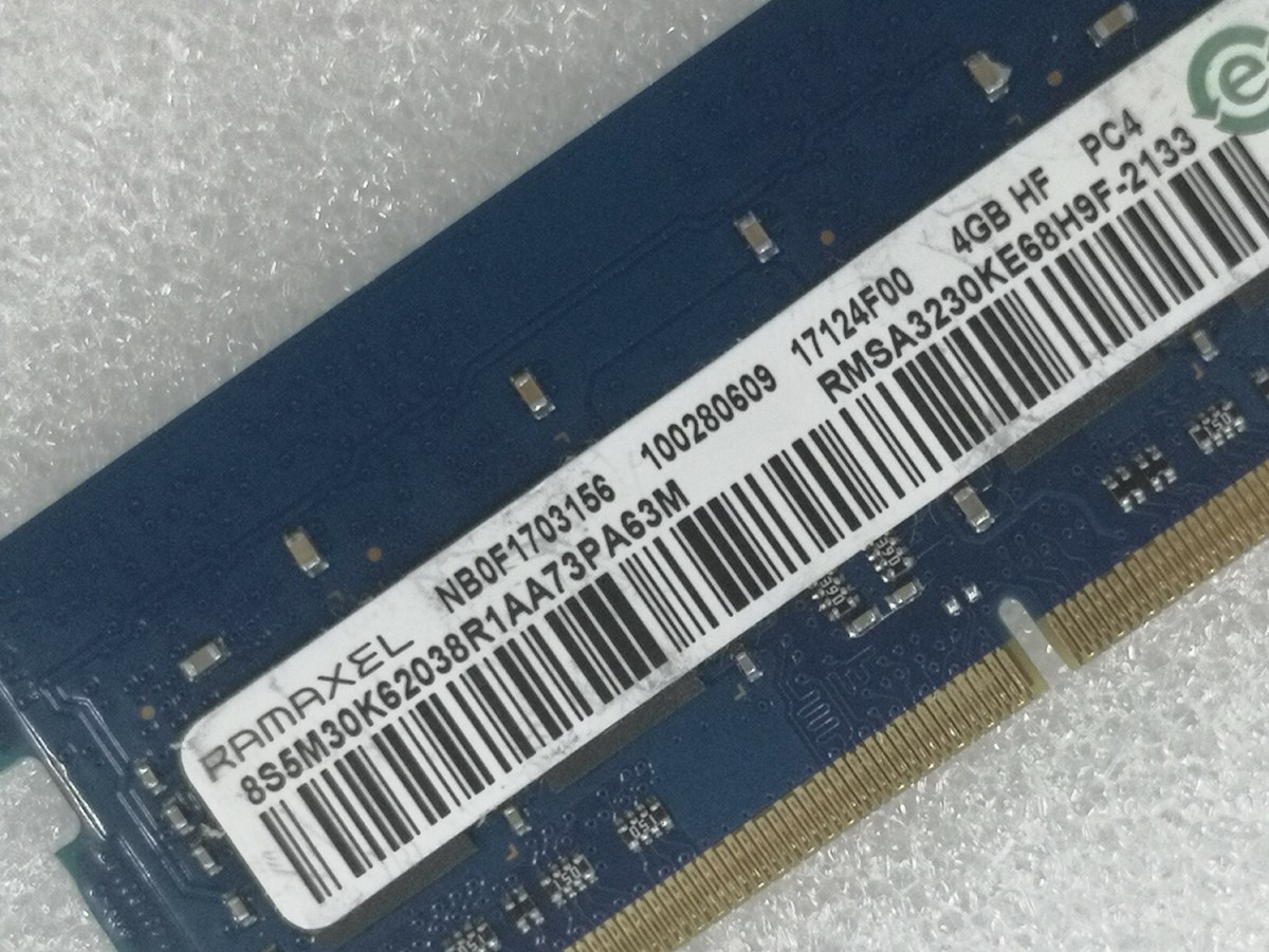 LENOVO RAMAXEL 4GB DDR4 2133MHz Laptop SODIMM RAM PC4-17000