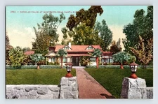 Postcard California Santa Barbara Montecito Douglas Place 1910s Unposted Divided
